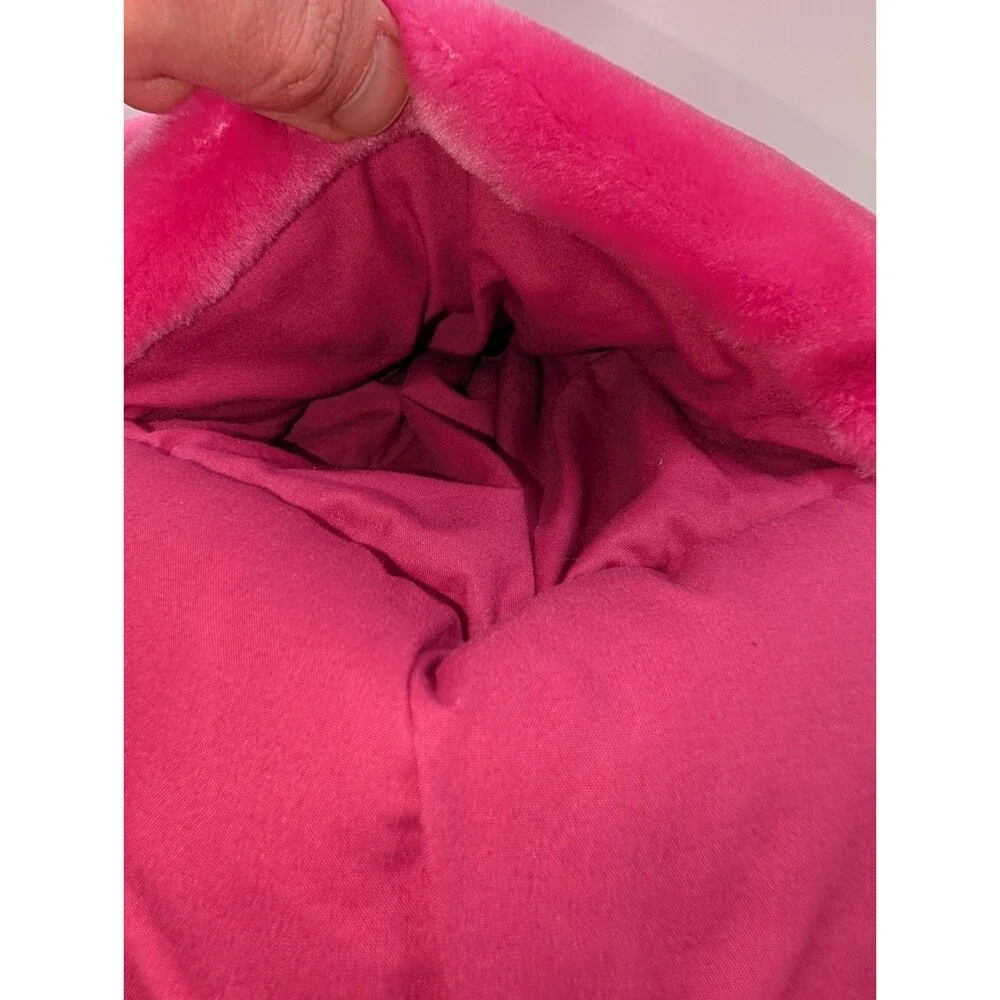 Mattel Barbie Vintage Plush Pillow Pink Purse W/ Pajama Pocket Storage Girls